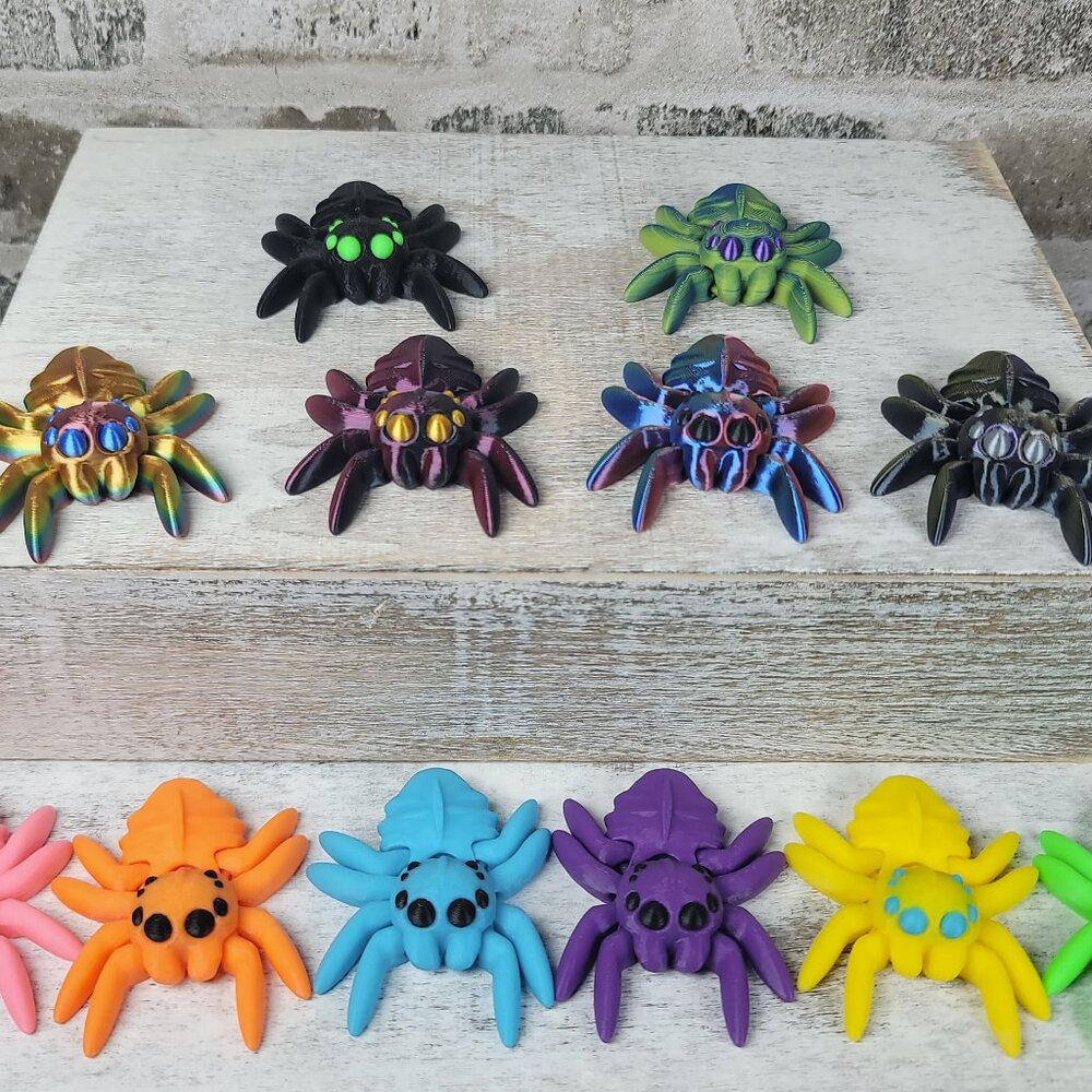 Tiny Spiders FUN SIZE | Halloween Decor | Fun Fidget Toy | 3D Printed - Picture 11 of 11